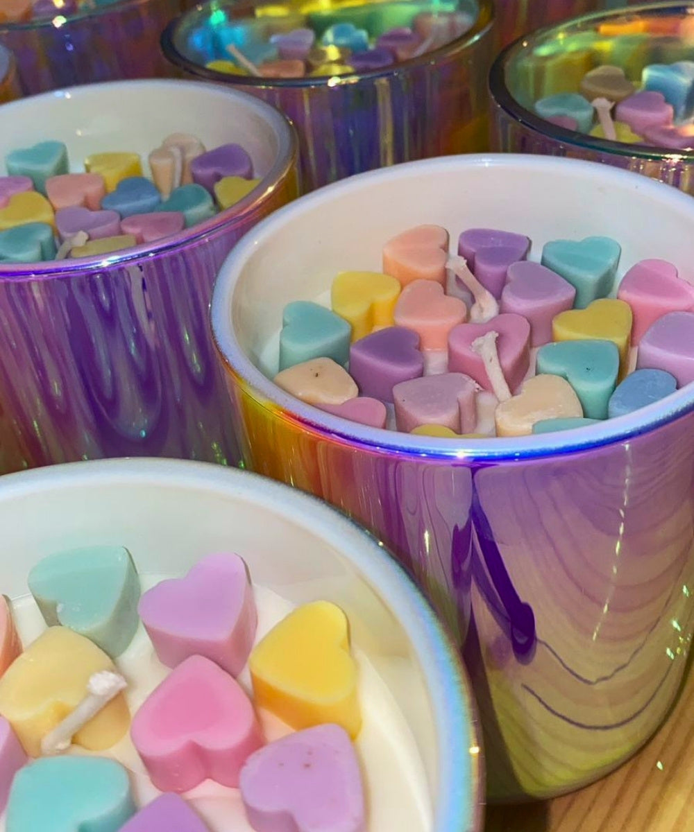 Iridescent Candles