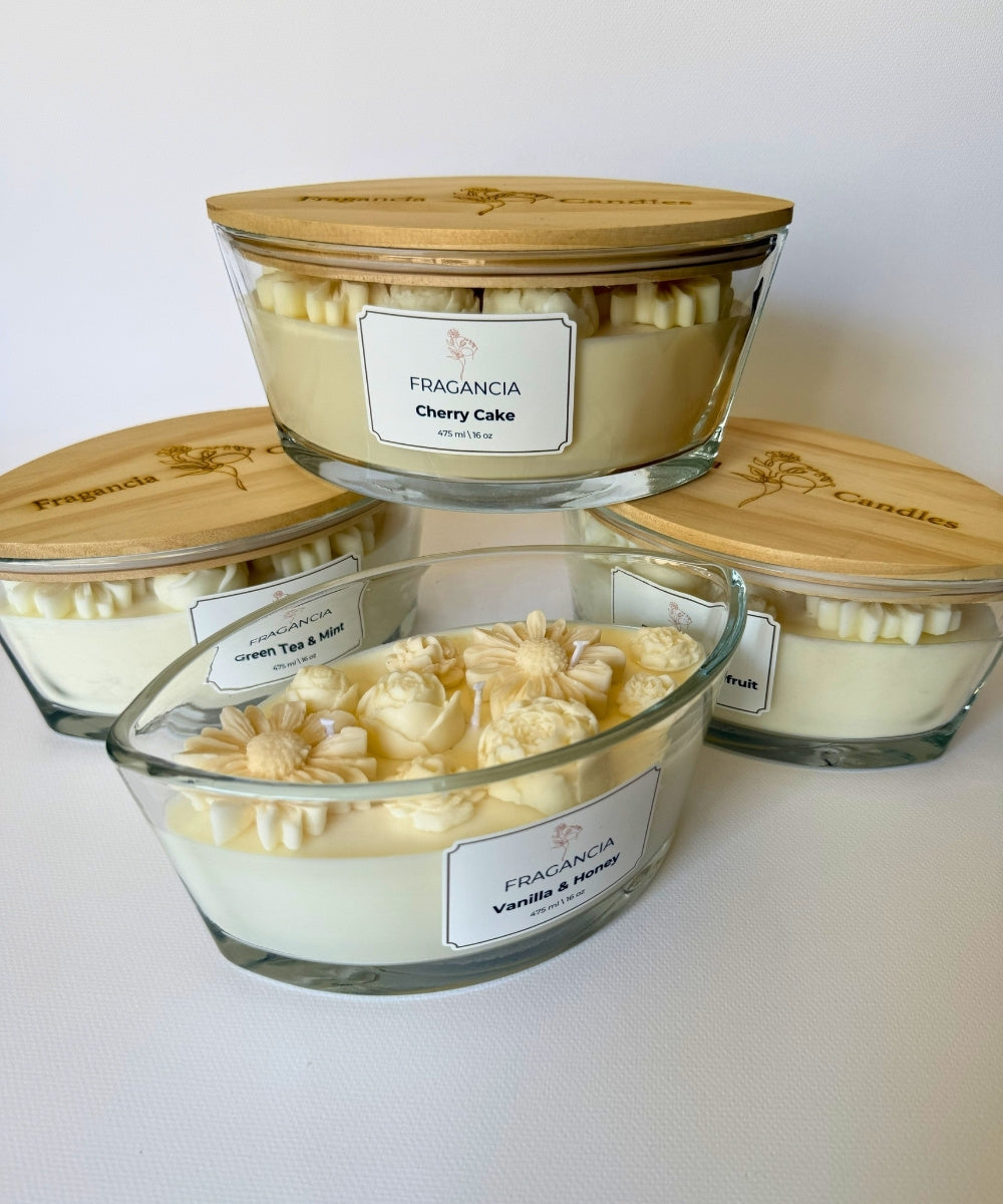 Boat shape candles