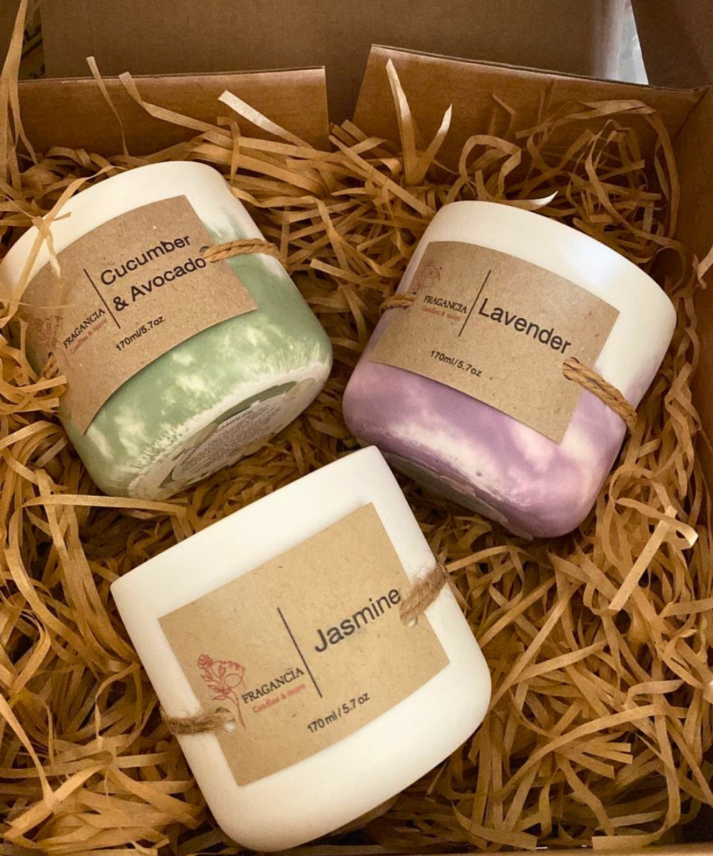 Cement Candles